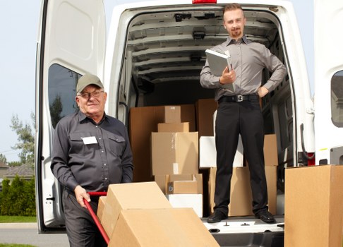 Man and van vehicle ready for a Bayswater local move