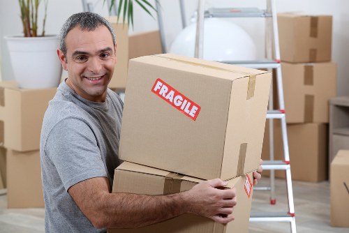Preparing desks and equipment for an office move in Bayswater
