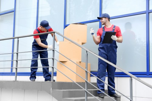 Commercial movers handling office furniture in Bayswater