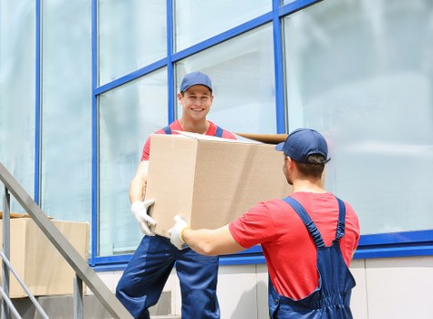 Man and van vehicle ready for a local move in Bayswater