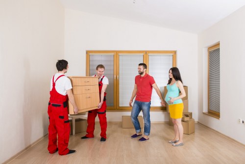 Removal team handling a residential move in Bayswater with careful loading
