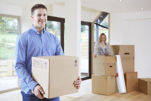 A local office move being managed in a Bayswater commercial building