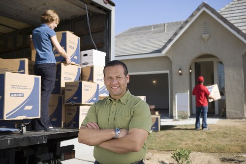 Residential move in Bayswater with boxes and careful loading support