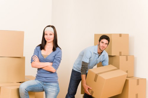 Professional man and van service in Bayswater during a move