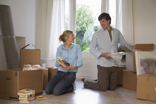 Careful furniture loading for a Bayswater flat removal